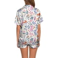 thumbnail image 3 of GDREDA Ensemble de Sommeil pour Femmes Dames Mode Décontractée Lapin de Pâques Impression Numérique 3D Pyjama Court Combinaison de Pyjama Femmes Ensembles de Pyjama pyjamas Rose,TTG, 3 of 4