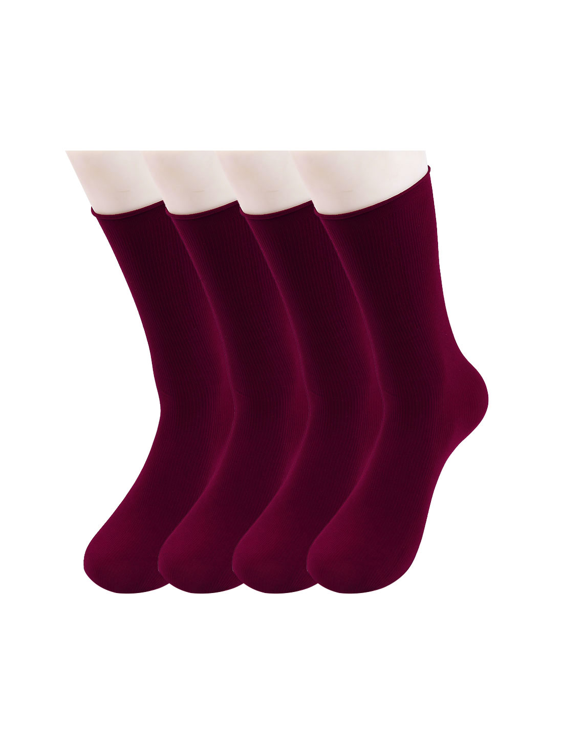 INSPIRE CHIC Women's Stretchy Elastic Cuffs Ankle High Socks