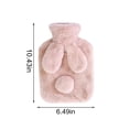 thumbnail image 2 of EGNMCR Hot Water Bottle,1L Hands-in Hot Water Bag Heating Pad With Soft Plush Cover For Hot Compress,Hand Feet Warmer,Christmas Gifts For Women Girls Kids Hot Water Bottle, 2 of 5