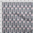 thumbnail image 3 of oneOone Tissu Popeline de Coton Tourbillon & Paisley Ikat Imprimé 1 Yard 42 Pouces de Large, 3 of 4