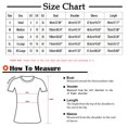 thumbnail image 3 of CEHVOM T-shirts Plissés Basiques à Manches 3/4 Trompette Imprimée Boutonnée pour Femmes en Solde, 3 of 5