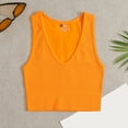 thumbnail image 3 of Tqcoqu Women's Solid Color V Neck Twisted Base Slim High Waist Shapewear Top, 3 of 4