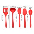 thumbnail image 2 of Up to 65% off Kitchen Gadgets 5 Piece Silicone Spatula Set, Kitchen Silicone Spatula Utensil Set For Nonstick Cookware For Cooking Baking Mix Kitchen Organizers and Storage, 2 of 2