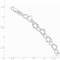 thumbnail image 2 of 925 Sterling Silver Hearts Bracelet, 2 of 2