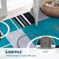 thumbnail image 3 of HOMERRY Large 10' x 13' Area Rug for Living Room Washable Bedroom Geometric Indoor Carpet, Green, 3 of 5