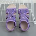 thumbnail image 5 of CEHVOM Women And Comfortable Round Toe Wedge Solid Color Fish Mouth Sandals, 5 of 5