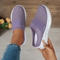 thumbnail image 3 of Dakaela Mocassins Orthopédiques pour Femmes Espadrilles Mule Été Confort Bout Fermé Chaussures de Marche Course, 3 of 5