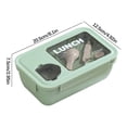 thumbnail image 3 of pstuiky Kids Lunch Box, Plastic Lunch Box Fresh-keeping Box Microwave Oven Heating Sealed Thermal Insulation Bento Box Lunch Box with Tableware 1100ML Ice Packs for Lunch Boxes Summer Savings, 3 of 3