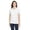 White, variant on Core 365 Ladies' Fusion ChromaSoftâ„¢ Pique Polo CE112W