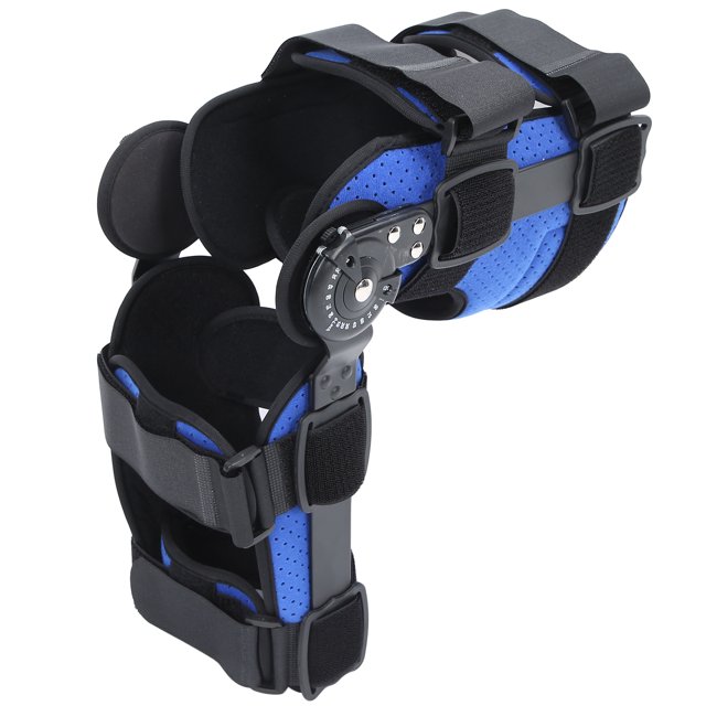 Adjustable Knee Brace, Multiple Fixation Knee Joint Meniscus Support Leg Brace With Anti-skid Strip For Deformity Correction For Leg Injury S,M,L