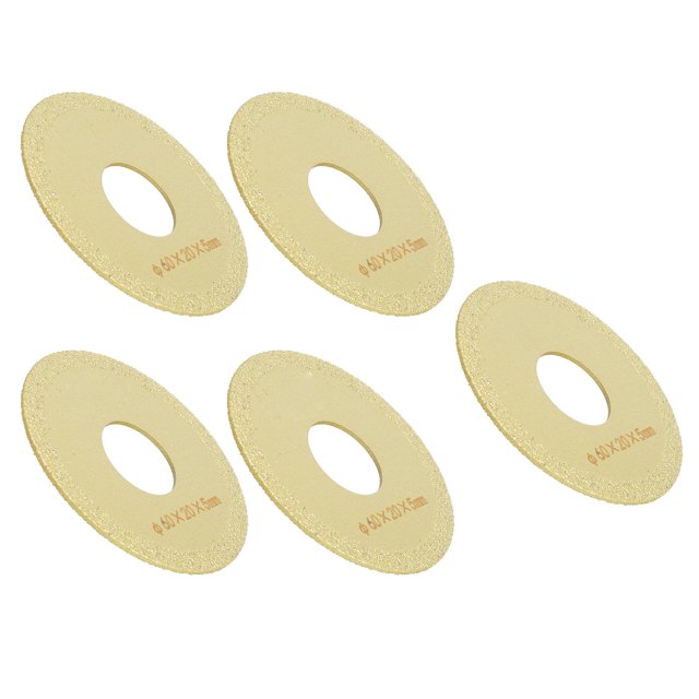 60mm Cutting Disc Saw Blade Grinding Disc 5Pcs Cutting Disc Saw Blade Gold Sintering For Marble Quick Grinding Tools 60mm