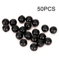 thumbnail image 1 of 50 Pcs Perles de Pêche à la Carpe Rondes en Caoutchouc Souple Flottant Impact Grid Perles 6/8mm, 1 of 5