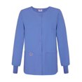 thumbnail image 1 of Sivvan Womens Scrub Warm-Up Jacket/Front Snaps - Round Neck, 1 of 4
