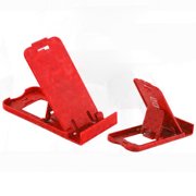 Mini Foldable Phone Stand Desk Cell Phone Stand Mini Cell Phone Holder Simple Universal Foldable Desk Phone Stander For Home OfficeRed