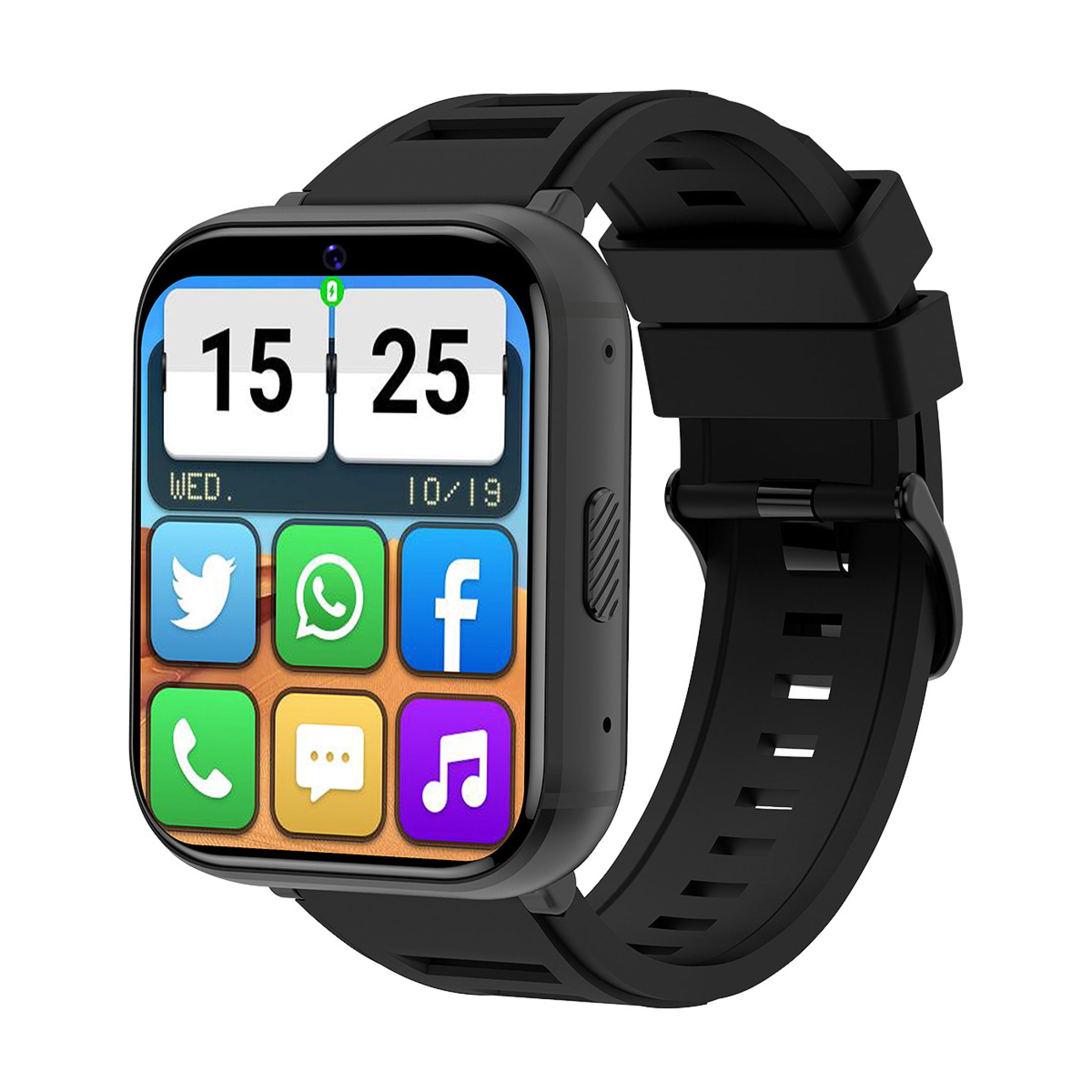 Q668 smart phone watch, full Netcom 4G, Android system,black