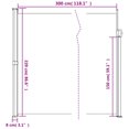 thumbnail image 4 of vidaXL Retractable Side Awning Anthracite 220x300 cm, 4 of 5