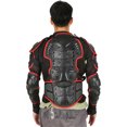 thumbnail image 2 of Reinforced Protective Riding Vest for Outdoor Activities - Motorcycle Armor Gear with Full Body Protection in Red, Size 3XL, Ideal for Biking, Skateboarding, and Skiing, 2 of 7