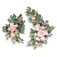 thumbnail image 3 of Abbracc 2 Pieces Artificial Wreath Artificial Floral Swag Simulation Garland Flower Swag R, 3 of 9
