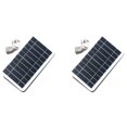 thumbnail image 1 of 2X 5V High Power USB Solar Panel Outdoor Waterproof Hike Camping Portable Cells Battery Solar Charger for Mobile Phone, 1 of 6