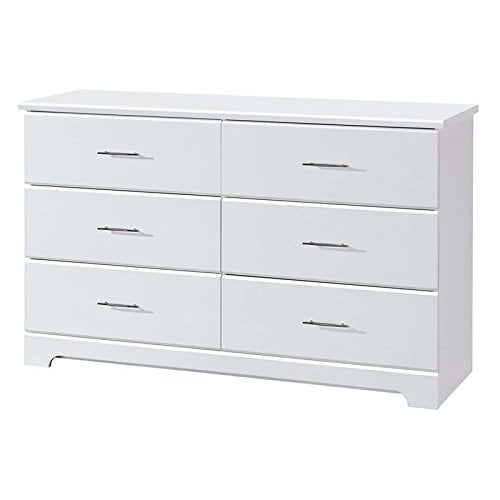 Refurbished Storkcraft Brookside 6 Drawer Dresser, White