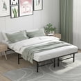 thumbnail image 1 of Gymax 14'' Queen Size Metal Platform Bed Foldable Mattress Foundation Tool-Free Assembly, 1 of 10