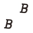 thumbnail image 4 of relayinert Durable And Rustproof Metal House Number Plaque Impeccable Door Decoration Easy To Install Metal Letters House Numbers B17--B 2Set, 4 of 6