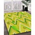 thumbnail image 3 of Ahgly Company Tapis d'Intérieur Ronds Transitionnels Lavables à la Machine, Vert Pistache, 3 Pieds Rond, 3 of 7