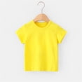 thumbnail image 5 of Birdeem T-Shirt en Coton à Manches Courtes Uni Confortable pour Tout-Petit Garçon Fille, 5 of 5