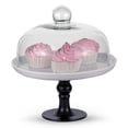 thumbnail image 3 of Footed Pedestal Cake Stand and Clear Dome 25 cm, 3 of 3