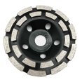 thumbnail image 1 of Graflsoa Meule Diamantée à Double Rangée de 125 mm pour Marbre, Béton et Matériaux Mixtes - Haute Dureté, Résistante à l'Usure, Facile à Installer et à Retirer, 1 of 6