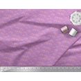 thumbnail image 2 of Soimoi Velvet Fabric Flamingo Bird Print Sewing Fabric Yard 58 Inch Wide, 2 of 3