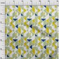 thumbnail image 2 of oneOone Georgette Viscose Fabric Parallelogram & Triangle Geometric Print Sewing Fabric BTY 42 Inch Wide, 2 of 4