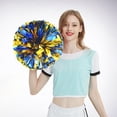 thumbnail image 1 of Produit Événement & Fête Produit Cheerleading Fleurs Colorées Portatives pour Activités Sportives Fournitures de performance-Encouragement Rond Coloré Léger Design à Double Boucle 2 Pcs, 1 of 3