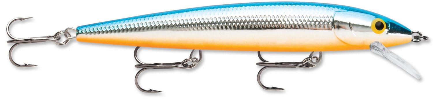 Poisson Nageur Rapala Husky Jerk 4-3/4", Argent Bleu