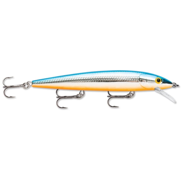 Poisson Nageur Rapala Husky Jerk 5-1/2", Argent Bleu
