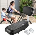 thumbnail image 4 of Bicycle Child Seat Cushion Bike Rear Seat Saddle With Back Rest Handle Armrest Footrest Universal Children Safety Carrier Seats, 4 of 5