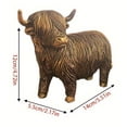 thumbnail image 3 of Dvkptbk Resin Cattle Home Garden Cow Ornaments Dining Table Home Foyer Decorations Gifts Home Decor, 3 of 3