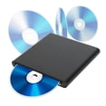 thumbnail image 2 of Blu ray Burner USB External BD-R BD DVD CD RW Disc Writer Movie Player Black, 2 of 10