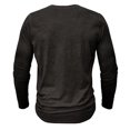 thumbnail image 3 of Birdeem Chemise Décontractée pour Hommes, Col en V, Manches Longues, Respirante, 3 of 7