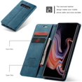thumbnail image 5 of KOMI Wallet Case for Samsung Galaxy S10 Plus, Premium PU Leather Case Vintage Matte Wallet Flip Cover [Card Slots] [Magnetic Closure] Stand Function Folio Shockproof Full Protection Blue, 5 of 5