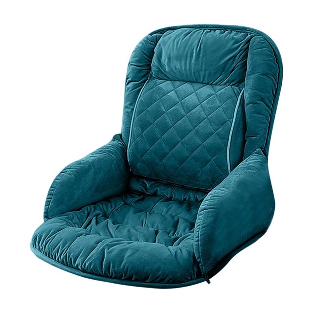I Heated Lumbar Support Cushion With Fast Warm Up, Adjustable Heating Pad, Machine Washable Cover For Office Chair, Car Seat, Wheelchair And Home Use, Relieves Back Pain