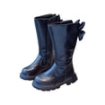 thumbnail image 2 of KIHOUT Bottes pour Filles Automne Nouvelles Bottes de Mode pour Filles à Strass avec Nœud Longues Bottes Hautes, 2 of 9