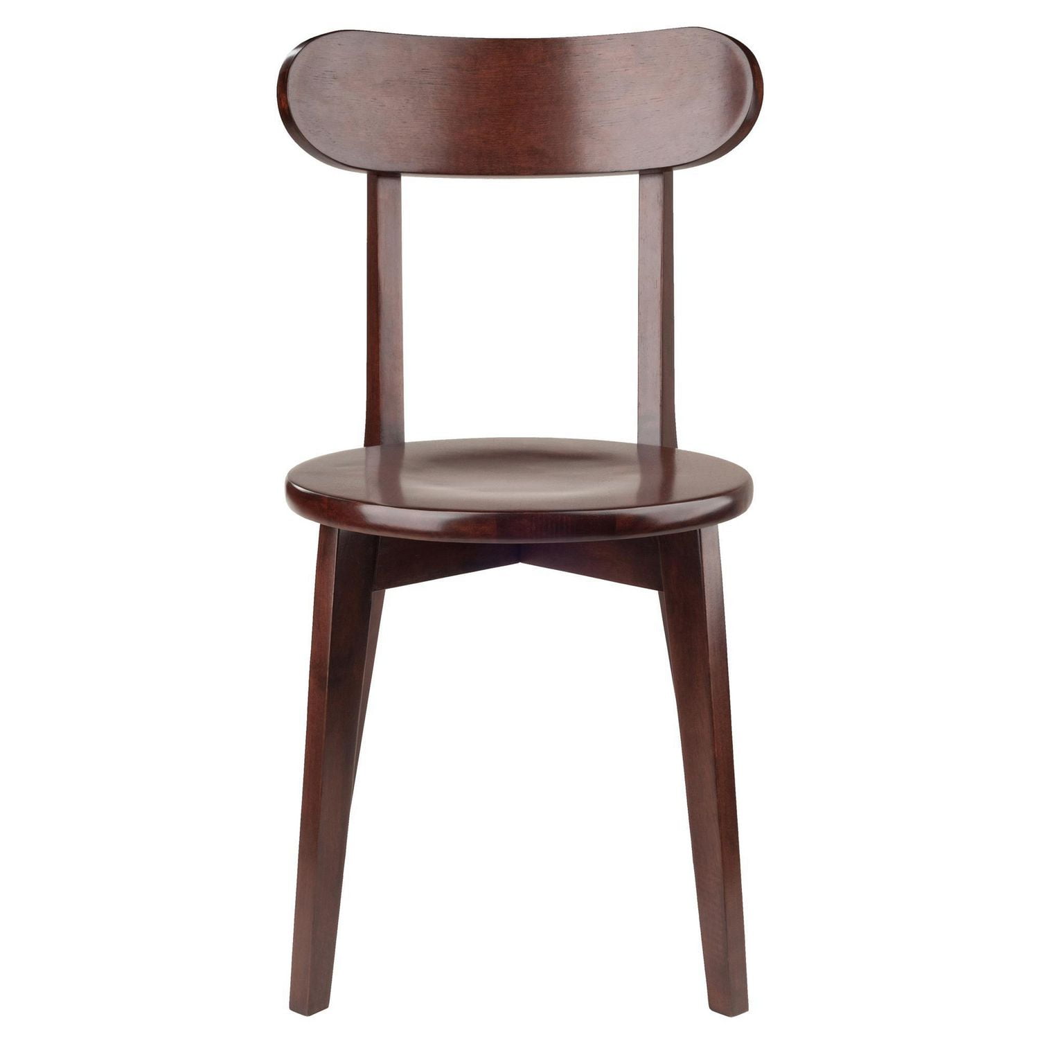 Ensemble de 2 chaises Pauline Winsome finition Noyer