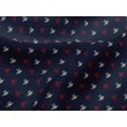 thumbnail image 4 of oneOone Viscose Jersey Fabric Hash Sign Kasuri Print Fabric BTY 60 Inch Wide, 4 of 5