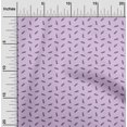 thumbnail image 2 of oneOone Georgette Viscose Mauve Fabric Retro Feather Sewing Craft Projects Fabric Prints By Yard 42 Inch Wide, 2 of 5