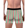 thumbnail image 4 of FAROOT Men? s Underpants Cartoon Patterns Print Middle Waist Boxer Briefs, 4 of 7