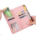 thumbnail image 5 of Case for Samsung Galaxy A42 5G Magnetic Leather Zipper Wallet Cover Card Holder, 5 of 5