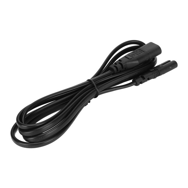 IEC320 C8 To IEC320 C7 Power Cable, 5.9ft Long Heat Resistant Adapter Extension Cable 100-240V For Desk Lamps For Printers