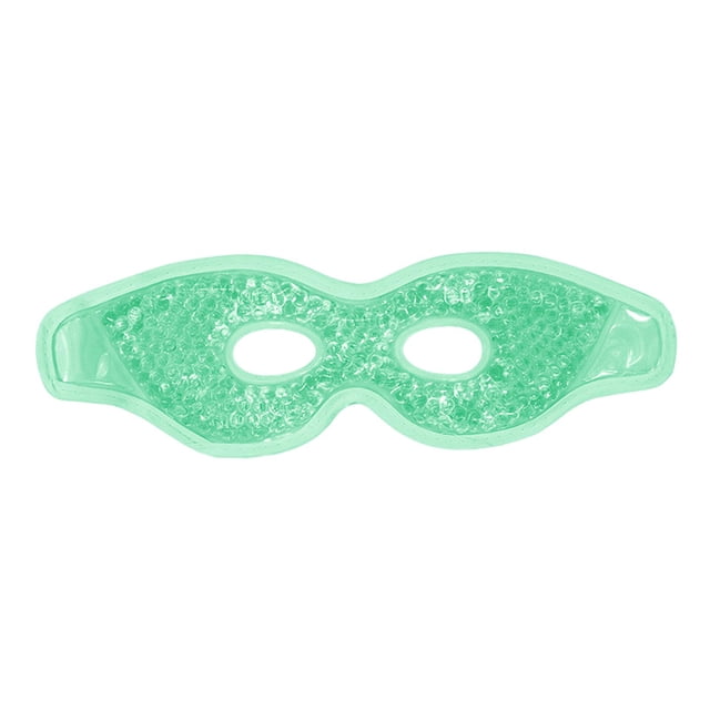 Cooling Eye with Eye Holes Easy to Use Hot Cold Compress Eye ,Reusable green