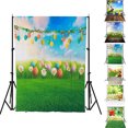 thumbnail image 2 of Coofit Photographie Fond Mignon Oeuf Coloré Photo Toile de Fond Studio Accessoire pour Pâques, 2 of 7